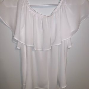 White off the shoulder top